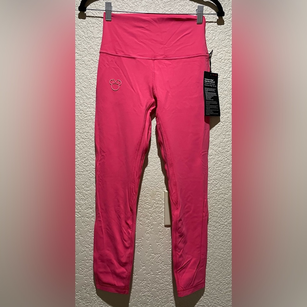 Lululemon Disney NWT Align High Rise Pants 25” Leggings Lip Gloss Pink Size 6 - Picture 8 of 15